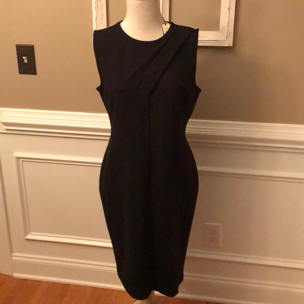 NWT Talbots Ponte Career Sheath Dress a Size 10